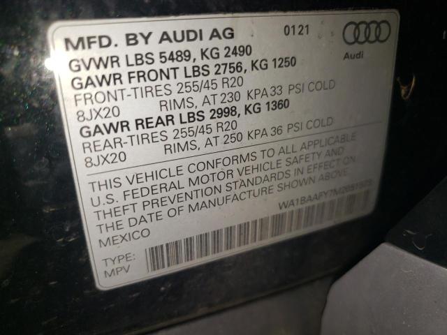 Photo 9 VIN: WA1BAAFY7M2051573 - AUDI Q5 PREMIUM 