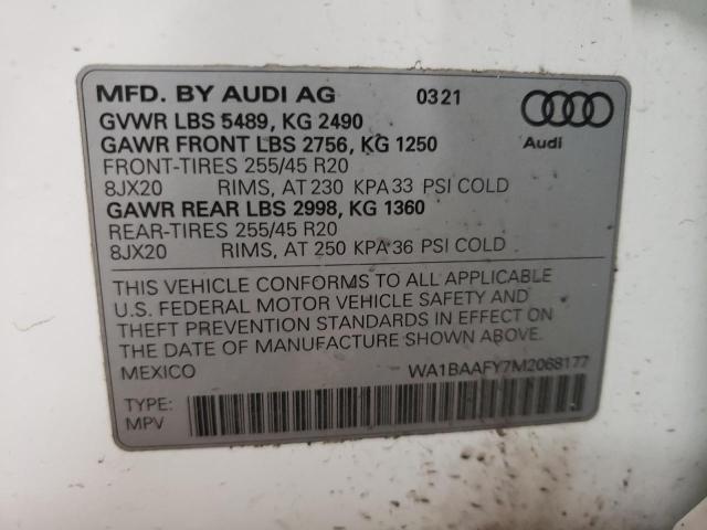 Photo 13 VIN: WA1BAAFY7M2068177 - AUDI Q5 