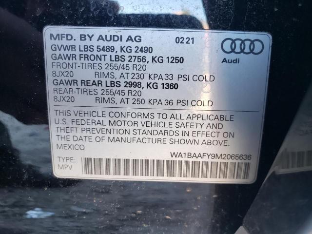 Photo 13 VIN: WA1BAAFY9M2065636 - AUDI Q5 PREMIUM 