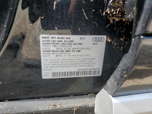 Photo 12 VIN: WA1BAAFYXM2064303 - AUDI Q5 PREMIUM 