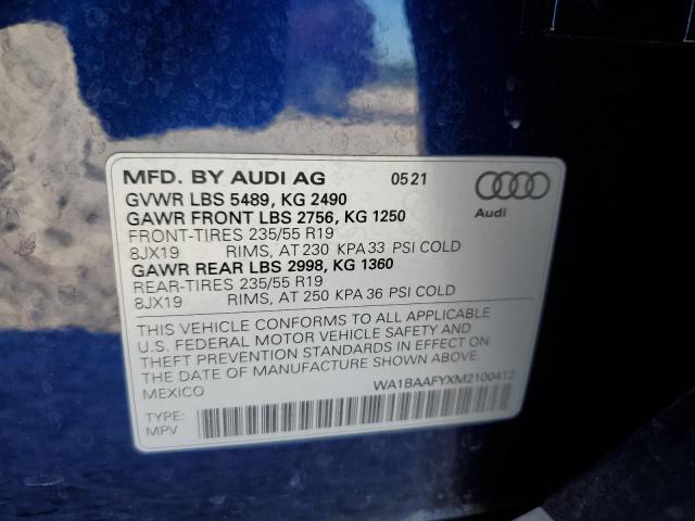 Photo 9 VIN: WA1BAAFYXM2100412 - AUDI Q5 