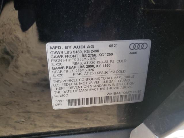 Photo 9 VIN: WA1BAAFYXM2101155 - AUDI Q5 PREMIUM 