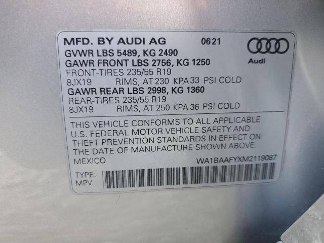 Photo 12 VIN: WA1BAAFYXM2119087 - AUDI Q5 