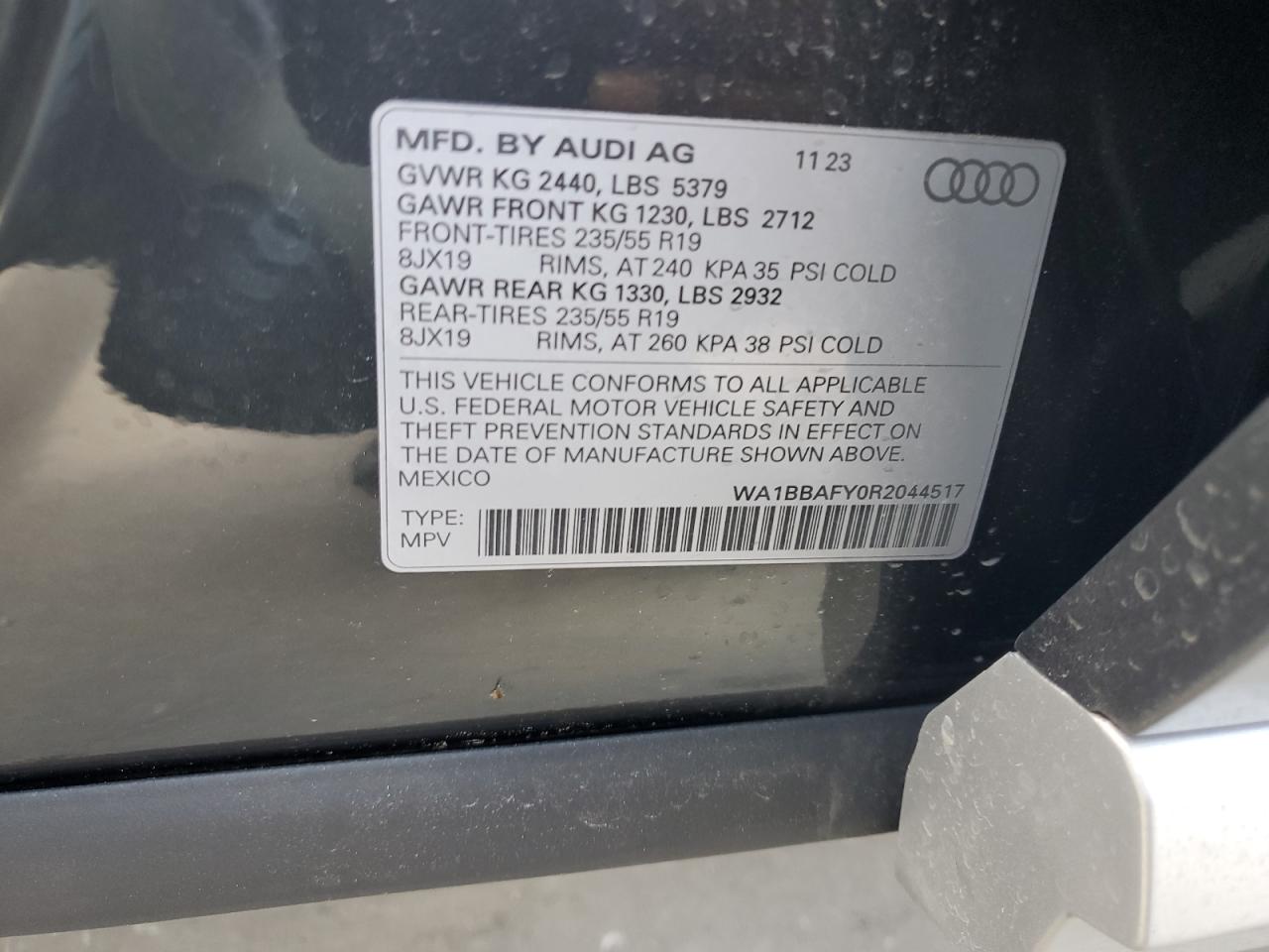 Photo 13 VIN: WA1BBAFY0R2044517 - AUDI Q5 