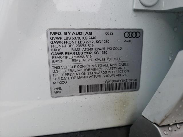 Photo 12 VIN: WA1BBAFY1N2139128 - AUDI Q5 