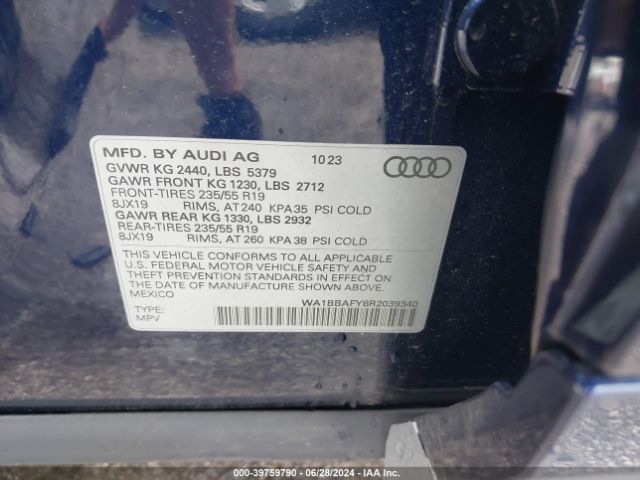 Photo 8 VIN: WA1BBAFY6R2039340 - AUDI Q5 