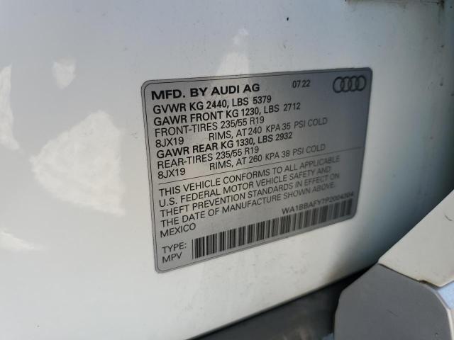 Photo 12 VIN: WA1BBAFY7P2004304 - AUDI Q5 PREMIUM 