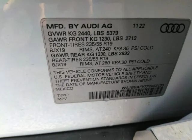 Photo 8 VIN: WA1BBAFY7P2056130 - AUDI Q5 