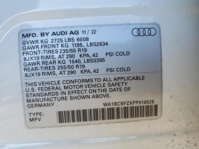 Photo 13 VIN: WA1BCBFZXPP016526 - AUDI Q4 E-TRON 