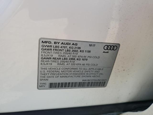 Photo 12 VIN: WA1BCCFS0JR015521 - AUDI Q3 