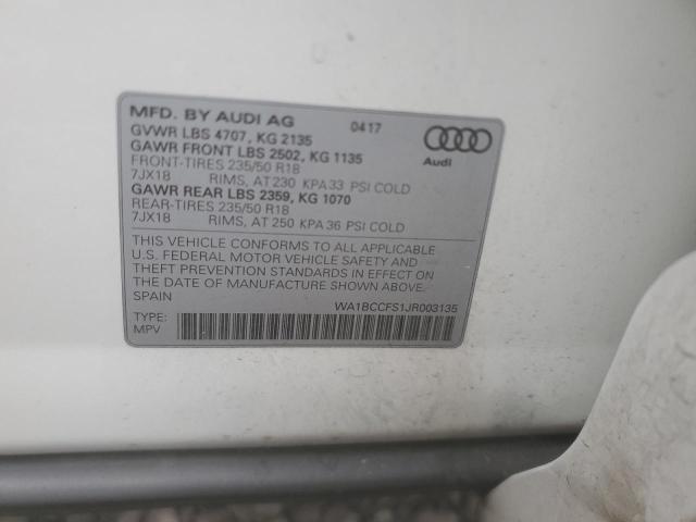 Photo 13 VIN: WA1BCCFS1JR003135 - AUDI Q3 