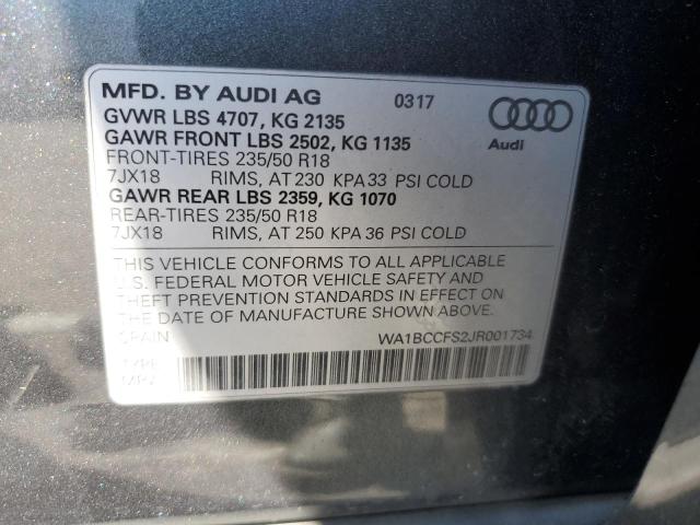 Photo 13 VIN: WA1BCCFS2JR001734 - AUDI Q3 PREMIUM 