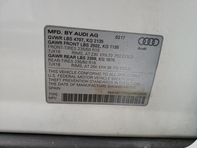 Photo 9 VIN: WA1BCCFS4HR015595 - AUDI Q3 