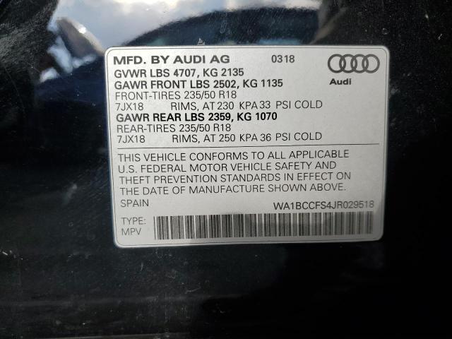 Photo 11 VIN: WA1BCCFS4JR029518 - AUDI Q3 PREMIUM 