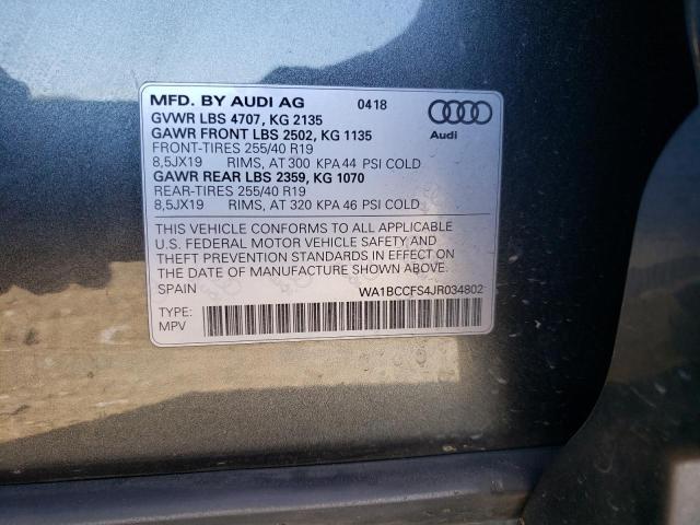 Photo 13 VIN: WA1BCCFS4JR034802 - AUDI Q3 