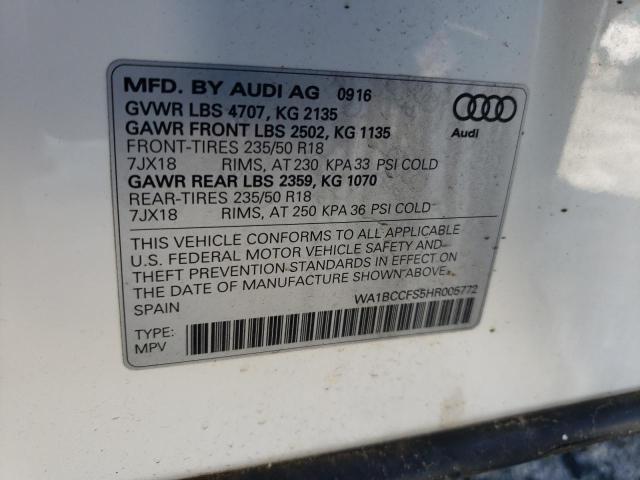 Photo 12 VIN: WA1BCCFS5HR005772 - AUDI Q3 PREMIUM 