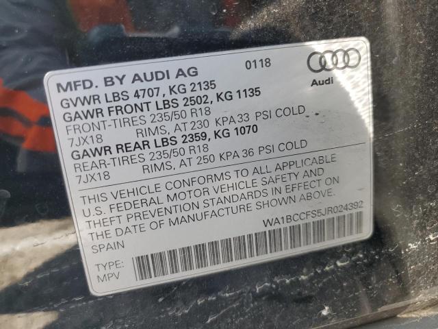 Photo 13 VIN: WA1BCCFS5JR024392 - AUDI Q3 