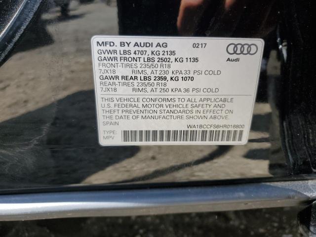 Photo 13 VIN: WA1BCCFS6HR016800 - AUDI Q3 PREMIUM 