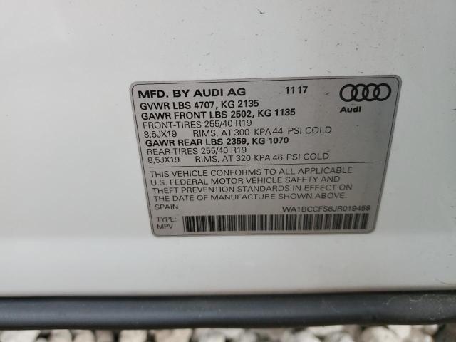 Photo 13 VIN: WA1BCCFS6JR019458 - AUDI Q3 