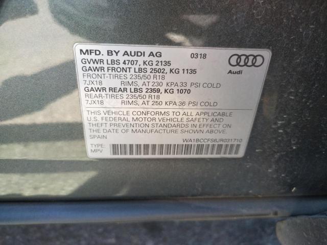 Photo 9 VIN: WA1BCCFS6JR031710 - AUDI Q3 PREMIUM 