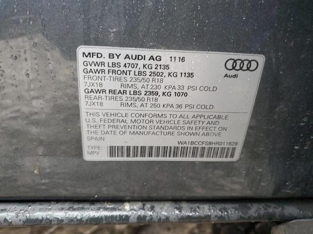 Photo 12 VIN: WA1BCCFS8HR011629 - AUDI Q3 