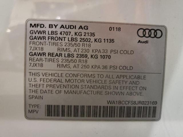 Photo 11 VIN: WA1BCCFS8JR023169 - AUDI Q3 PREMIUM 