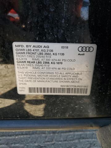 Photo 13 VIN: WA1BCCFS8JR031952 - AUDI Q3 PREMIUM 