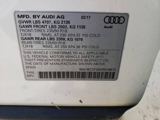 Photo 9 VIN: WA1BCCFS9HR016872 - AUDI Q3 