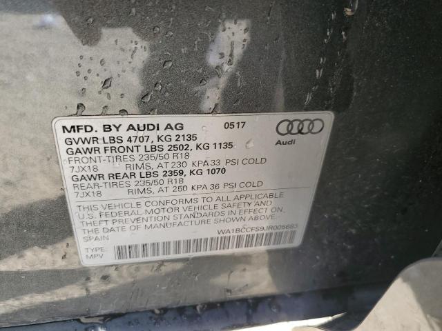 Photo 11 VIN: WA1BCCFS9JR005683 - AUDI Q3 PREMIUM 