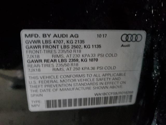 Photo 12 VIN: WA1BCCFS9JR016358 - AUDI Q3 PREMIUM 