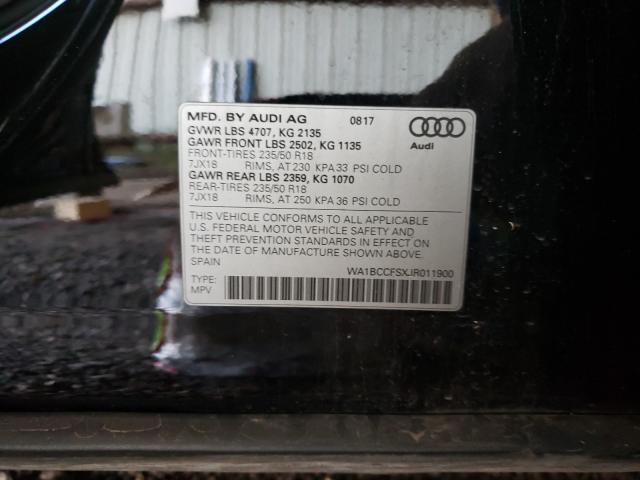 Photo 9 VIN: WA1BCCFSXJR011900 - AUDI Q3 PREMIUM 