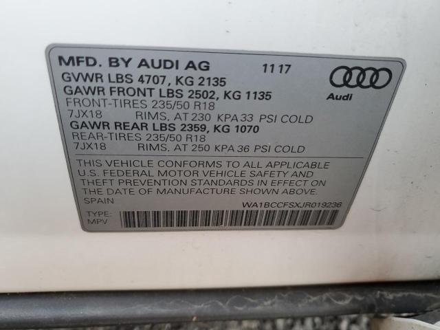 Photo 12 VIN: WA1BCCFSXJR019236 - AUDI Q3 