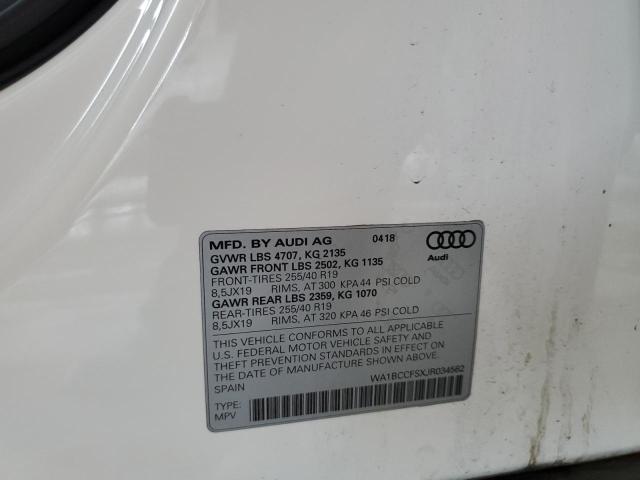 Photo 9 VIN: WA1BCCFSXJR034562 - AUDI Q3 PREMIUM 