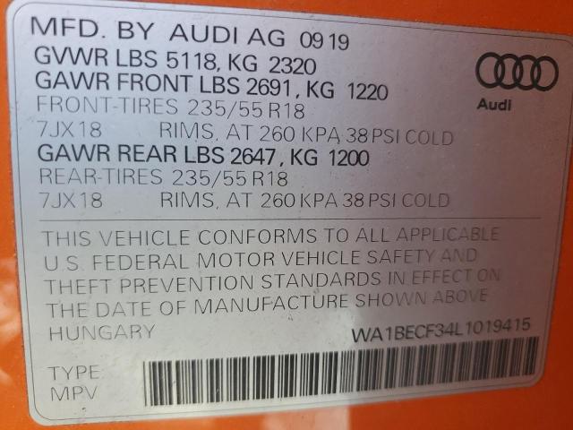 Photo 11 VIN: WA1BECF34L1019415 - AUDI Q3 