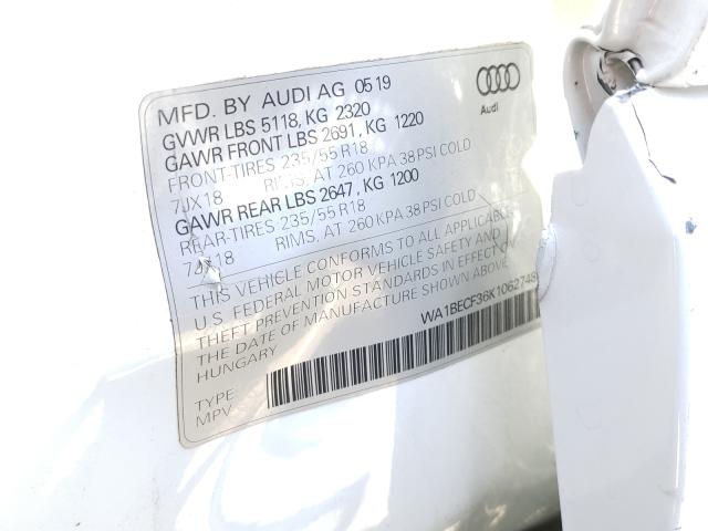 Photo 9 VIN: WA1BECF36K1062748 - AUDI Q3 