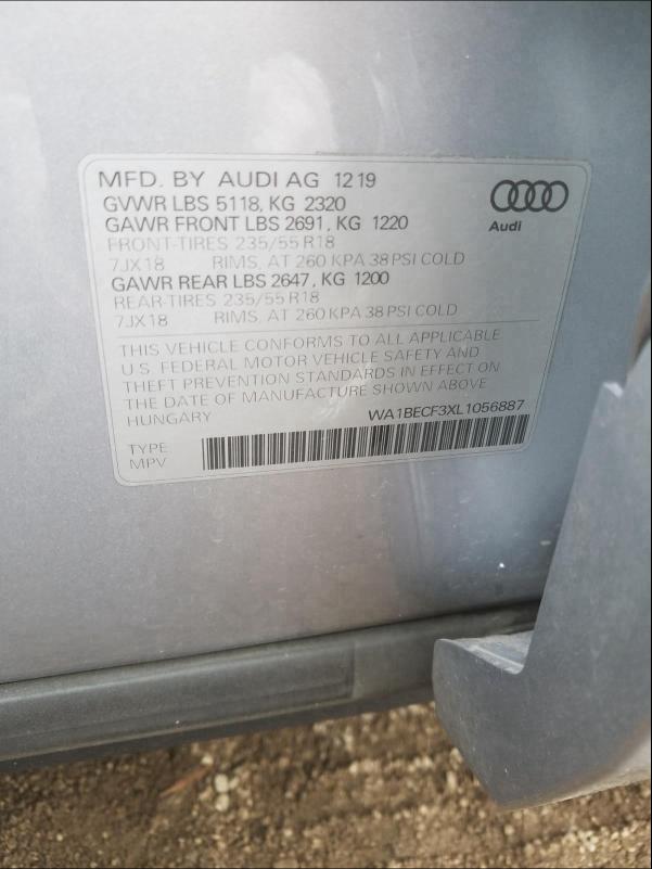 Photo 9 VIN: WA1BECF3XL1056887 - AUDI Q3 PREMIUM 