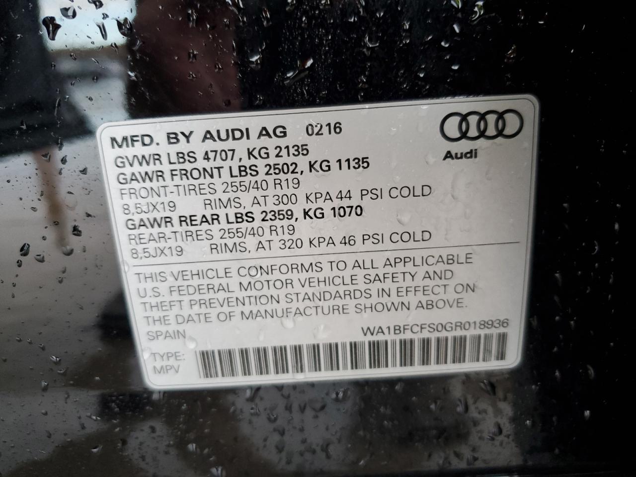 Photo 11 VIN: WA1BFCFS0GR018936 - AUDI Q3 