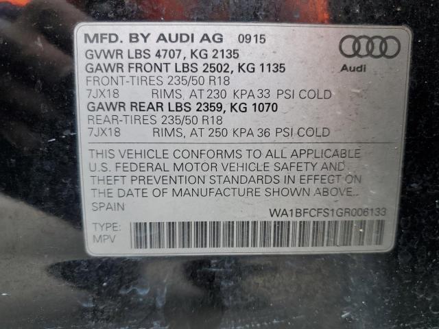 Photo 12 VIN: WA1BFCFS1GR006133 - AUDI Q3 PREMIUM 