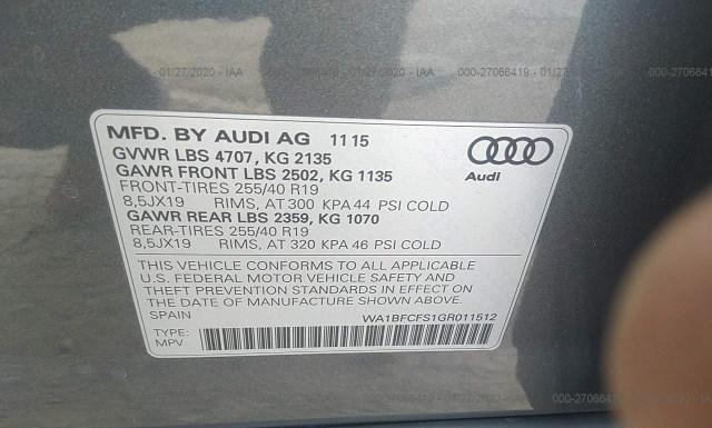 Photo 8 VIN: WA1BFCFS1GR011512 - AUDI Q3 