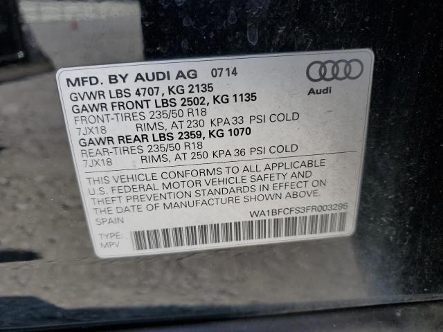 Photo 13 VIN: WA1BFCFS3FR003295 - AUDI Q3 PREMIUM 