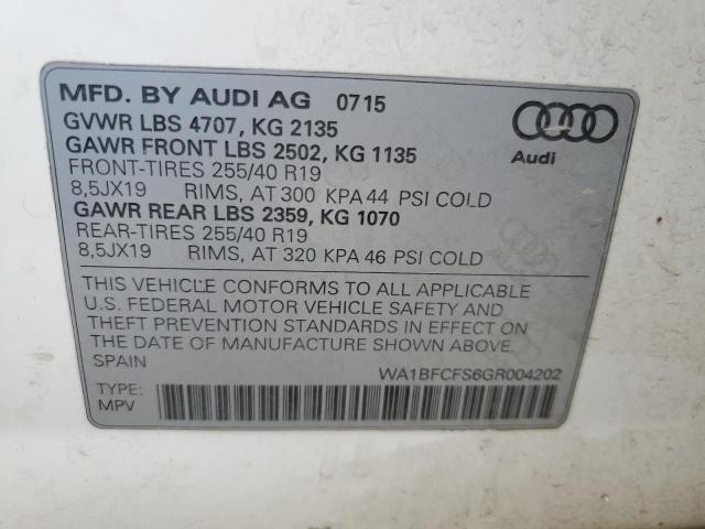 Photo 13 VIN: WA1BFCFS6GR004202 - AUDI Q3 