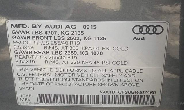 Photo 8 VIN: WA1BFCFS6GR007469 - AUDI Q3 