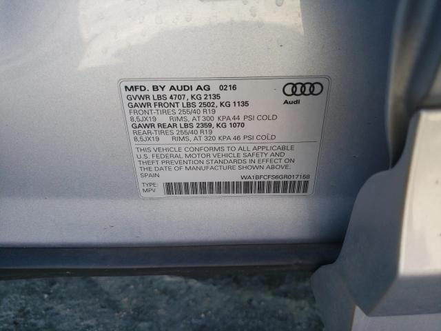 Photo 9 VIN: WA1BFCFS6GR017158 - AUDI Q3 PREMIUM 