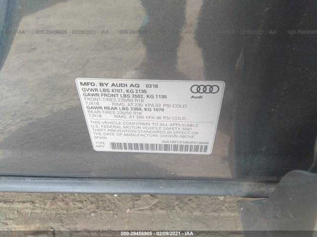 Photo 8 VIN: WA1BFCFS8GR019848 - AUDI Q3 