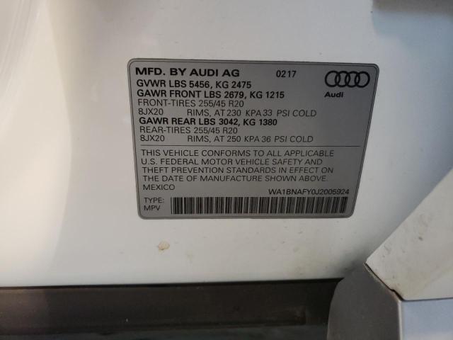 Photo 12 VIN: WA1BNAFY0J2005924 - AUDI Q5 