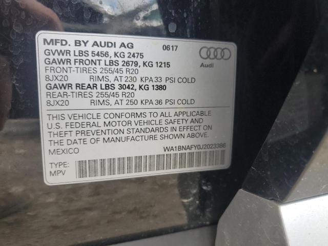 Photo 11 VIN: WA1BNAFY0J2023386 - AUDI Q5 PREMIUM 