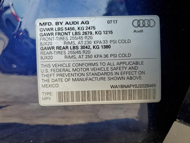 Photo 12 VIN: WA1BNAFY0J2026465 - AUDI Q5 