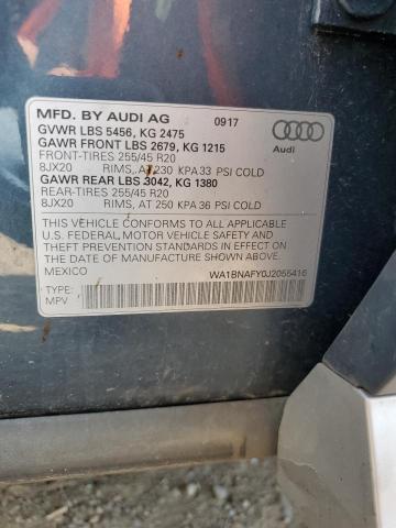 Photo 12 VIN: WA1BNAFY0J2055416 - AUDI Q5 PREMIUM 