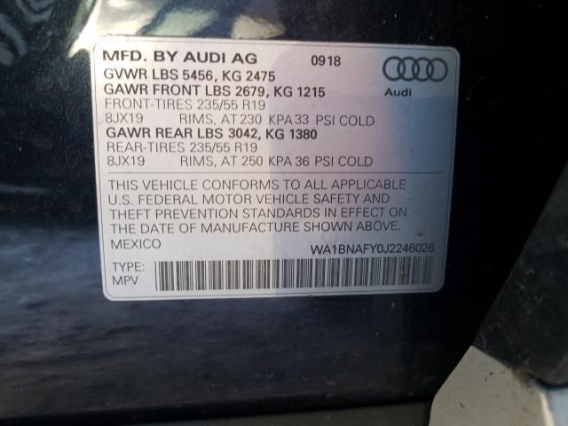 Photo 9 VIN: WA1BNAFY0J2246026 - AUDI Q5 