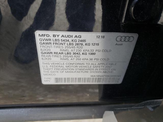 Photo 9 VIN: WA1BNAFY0K2035183 - AUDI Q5 PREMIUM 